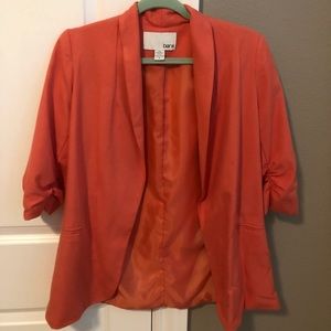 Gorgeous coral blazer by Bar III, size small.